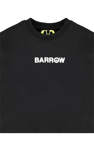 felpa in cotone nero BARROW KIDS | F5BKJUSW161110